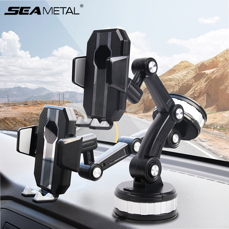 SEAMETAL Universal Suction Cup Phone Holder Adjustable Gravity Car Phone Holder