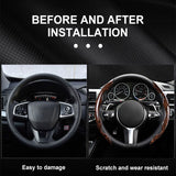 SEAMETAL Car Steering Wheel Cover ABS Leather Auto Steering Covers Protector