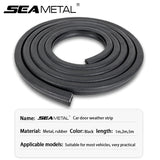 Universal Soundproof Automotive Rubber Sealing Strips with Side PVC Bulb for Car Door