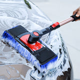 SEAMETAL Car Wash Brush Mop Kit Car Telescoping Long Handle Chenille Mop Broom Wash Towel Set
