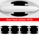 SEAMETAL 4/8pcs Car Door Handle Bowl Scratch Stickers Car Handle Anti-collision Protection Strip