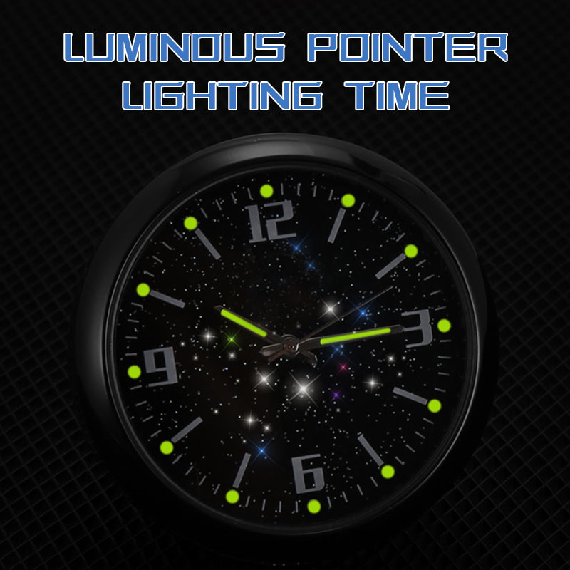 SEAMETAL Car Electronic Clock Luminous Automobiles Mini Digital Watch Quartz Time Clocks