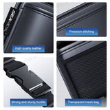 SEAMETAL Car Trunk Leatherette Storage Bag Detachable Auto Seat Back Pocket