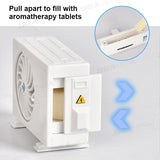 Car Perfume Diffuser Solar Air Conditioner Shape with Fragrance Tablet SEAMETAL