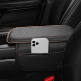 SEAMETAL Car Armrest Box Booster Cushion Storage Bag Heightening Pad