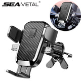 SEAMETAL Car Air Outlet Phone Holder Clip Rotatable Mobile Phone Mount Bracket