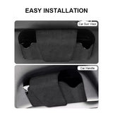 SEAMETAL Leather Car Sun Visor Sunglasses Clip Universal Car Sunglasses Holder