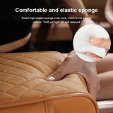 SEAMETAL Universal Fit Faux Leather Car Armrest Cushion with Tissue Box, Cup Holder