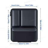 SEAMETAL Car Trunk Leatherette Storage Bag Detachable Auto Seat Back Pocket