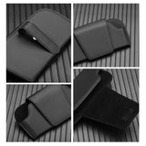 SEAMETAL Leather Car Sun Visor Sunglasses Clip Universal Car Sunglasses Holder
