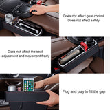 Car Seat Gap Storage Box 12V USB Wireless Charging Phone Interior Auto Seat Crevice Organizer
