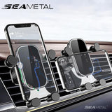 SEAMETAL Car Air Vent Phone Holder Stable Gravity Lock Phone Mount