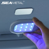 SEAMETAL 8 Colors Car LED Reading Light USB Rechargeable Reading Lamp Universal for Cars Interior Ceiling Light