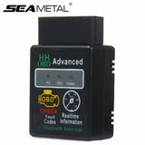 SEAMETAL Car HH OBD2 Scanner Bluetooth Diagnostic Tools ELM327 Mini OBDII Phone APP Check Fault Clean Repair