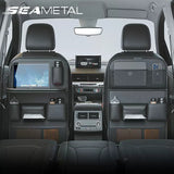 SEAMETAL Car Seat Back Storage Bag Large Capacity Organizer Automobile Seat Back Foldable Table