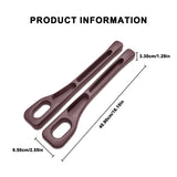 SEAMETAL Car Seat Gap Filler Seat Leak Proof Filling Strip 2PCS Universal Side Seam Plug Strips