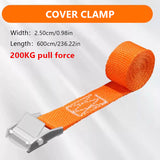 SEAMETAL 3/4/6m Car Cargo Lashing Straps with Buckle Tie-Down Belt Tow Rope Strong Ratchet Fixing Belt for Motorcycle Bicycle