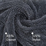 SEAMETAL 1200GSM Microfiber Car Cleaning Towel Double-Sided Super Absorbent Car Wash Cleaning Cloth