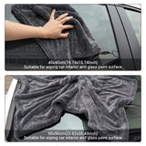 SEAMETAL 1200GSM Microfiber Car Cleaning Towel Double-Sided Super Absorbent Car Wash Cleaning Cloth