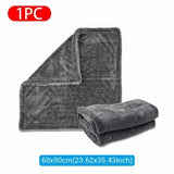 SEAMETAL 1200GSM Microfiber Car Cleaning Towel Double-Sided Super Absorbent Car Wash Cleaning Cloth