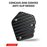 SEAMETAL Motorcycle Anti Slip Foot Support Pad Aluminum Kickstand Extension Plate Foot Side Stand Enlarge Pad Motorcycle Parts