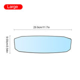 SEAMETAL Car Rearview Mirror 30CM Wide Angle Vision Snap On Rear View Mirror Universal Stable HD Glass