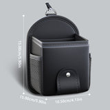 SEAMETAL Storage Box Car Airoutlet Hanging Bag Organizer Phone Holder Car Accessories PU leather Multi-functional Pocket