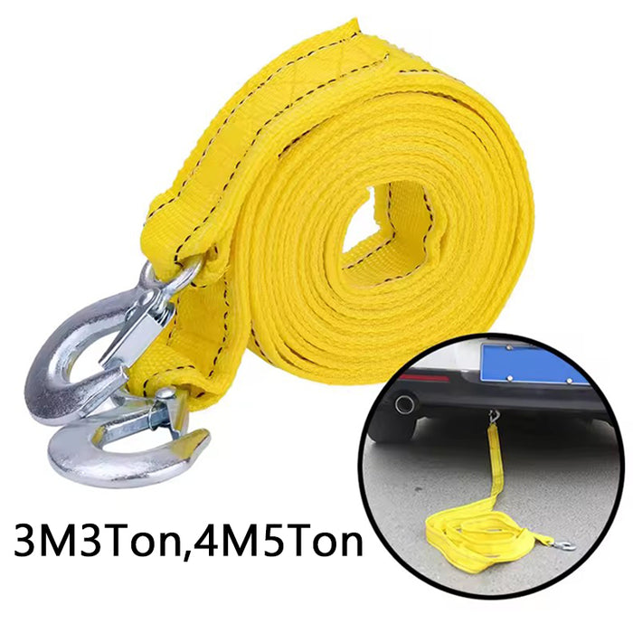 SEAMETAL Car Rescue Tow Rope Towing Rope Off-Road Vehicle Sedan SUV Tow Rope Car Tools Tow Rope Hook