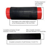 SEAMETAL Motorcycle Silicone Handlebar Cover Universal Self Shrinking Non-Slip Anti Vibration Motorcycles Grip Covers Sleeve Protector