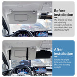 SEAMETAL Car Sun Visor Extender Anti-Glare Sun Blocker UV Rays Blocker Adjustable For Cars SUVs Trucks Interior Accessories