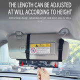 SEAMETAL Car Sun Visor Extender Anti-Glare Sun Blocker UV Rays Blocker Adjustable For Cars SUVs Trucks Interior Accessories