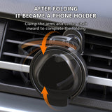SEAMETAL Car Cup Holder Air Outlet Vent Drink Bracket Foldable Auto Drink Rack Stand Powerful Magnetic 360° Rotating Phone Mount