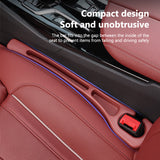 2pcs Car Seat Gap Filler Organizer Universal for Car SUV Truck Accessories Seat Gap Plug Blocker with Storage Slot