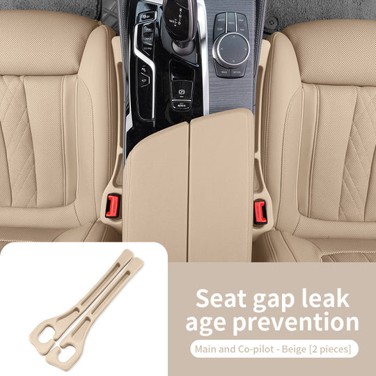 SEAMETAL 2pcs Car Seat Gap Filler Organizer Universal for Car SUV Truck Accessories Seat Gap Plug Blocker with Storage Slot