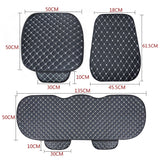Linen Car Seat Cover for Cars - Durable & Non-Slip - Front Car Seat Protector Covers for Most Automotive, Vans, SUVs, Trucks