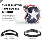 SEAMETAL Open Face Helmet Visor Motorcycle Helmets Bubble Visors Flip Up Motorcycles Visor Lens Motorcycle Helmet Accessories