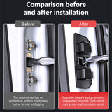 SEAMETAL Silicone Car Door Limiter Pad Lock Buffer Shock Absorber Car Silicone Door Latch Protective Covers Shock-Proof Thickened Anti-collision