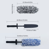 SEAMETAL Car Wheel Hub Brushes Ultrafine Fiber Dust Removal Duster Cleaning Tools Car Washing Supplies Cleaning Brush Tire Brushes