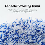 SEAMETAL Car Wheel Hub Brushes Ultrafine Fiber Dust Removal Duster Cleaning Tools Car Washing Supplies Cleaning Brush Tire Brushes