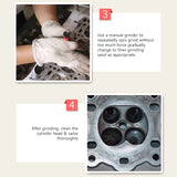 SEAMETAL 2Pcs Motorcycle Manual Valve Lapping Grinding Sticks Rubber Control Valve Lapping Compound Kit Engine Valve Auto Motorcycle Tool