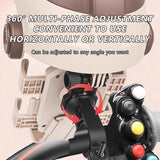 SEAMETAL Small Helmet Cover Motorcycle Mobile Phone Holder Electric Bicycle Waterproof Sunshade Navigation Mobile Phone Holder