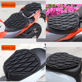 SEAMETAL Motorcycle Seat Cushion 3D Comfort Air Seat Cushion Cover Heat Insulation Breathable EVA Waterproof Shock-Absorbing Pad