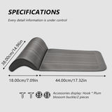 SEAMETAL Car Seat Leg Support Extension Suede Universal Auto Seat Extender Leg Cushion For Driver Memory Foam Seat Padding Mat Cover