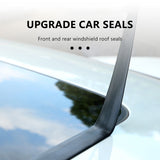 SEAMETAL Car Windshield Roof Seal Strip Rubber Auto Front Rear Window Edge Sealing Strips Waterproof Dustproof Protector Strips