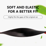 SEAMETAL Car Windshield Roof Seal Strip Rubber Auto Front Rear Window Edge Sealing Strips Waterproof Dustproof Protector Strips