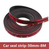 SEAMETAL Car Windshield Roof Seal Strip Rubber Auto Front Rear Window Edge Sealing Strips Waterproof Dustproof Protector Strips