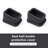 SEAMETAL Car Seat Belt Buckle Cover Car Safety Belt Anchor Socket EVA Anti-collision Protection Cover Car Interior Accessories