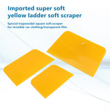 SEAMETAL 3Pcs Car Body Filler Spreaders 4/5/6 Inch Reusable Soft Scraper for Applying Fillers Putties Caulks Film and Paint