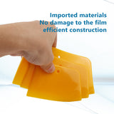 SEAMETAL 3Pcs Car Body Filler Spreaders 4/5/6 Inch Reusable Soft Scraper for Applying Fillers Putties Caulks Film and Paint