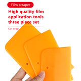 SEAMETAL 3Pcs Car Body Filler Spreaders 4/5/6 Inch Reusable Soft Scraper for Applying Fillers Putties Caulks Film and Paint